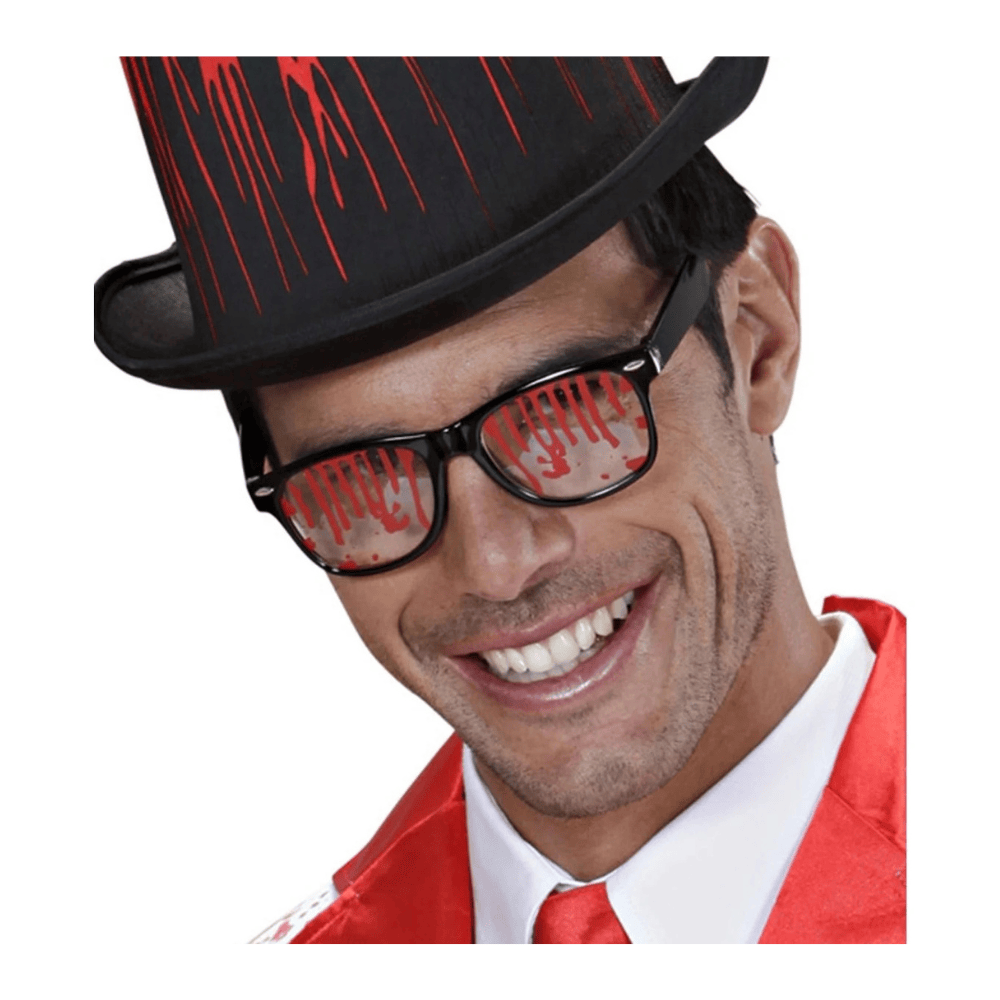 Alpha 55 Lunettes Thème Sang – Accessoire Halloween