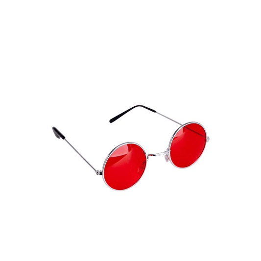 Alpha 55 Lunettes Vampire Rondes Rouges – Accessoire Halloween