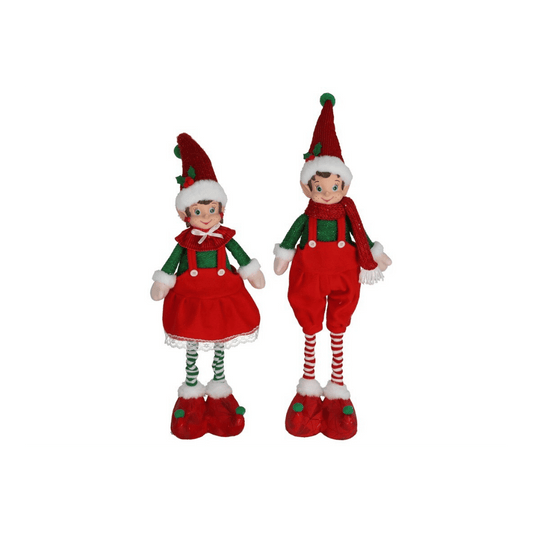 Alpha 55 Lutin Debout Garçon & Fille – Décoration de Noël
