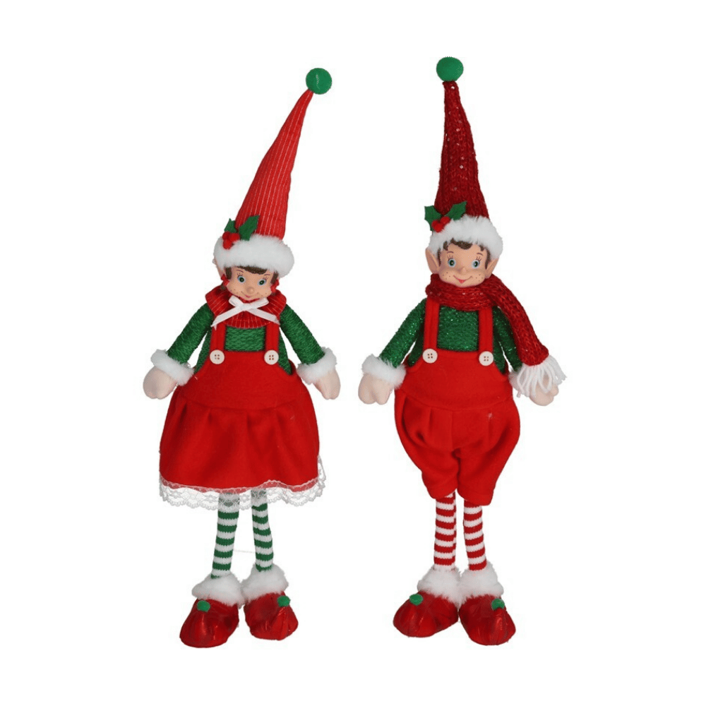 Alpha 55 Lutin garçon & fille – Décoration de Noël féérique