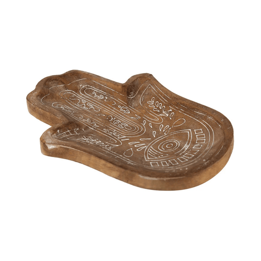 Alpha 55 Main de Fatma en bois Marron - Décoration Murale