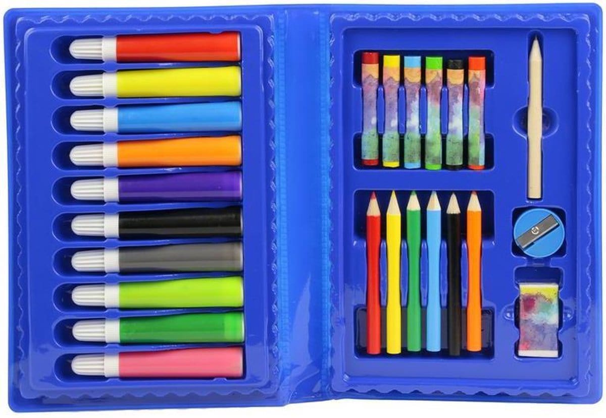 Mallette coloriage de 25 pièces 22x14 cm