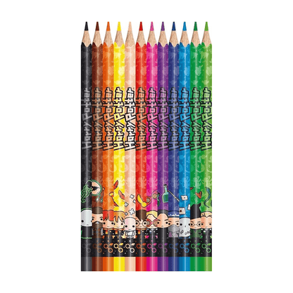 Alpha 55 Maped, 12 crayons de couleur "design Harry Potter"