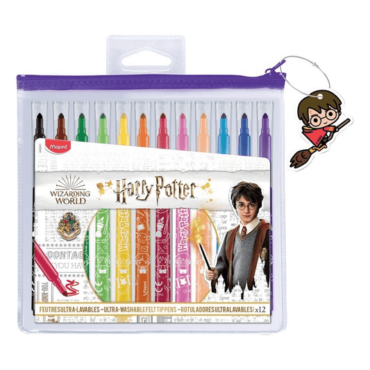 Alpha 55 Maped, 12 feutres de couleur "design Harry Potter"