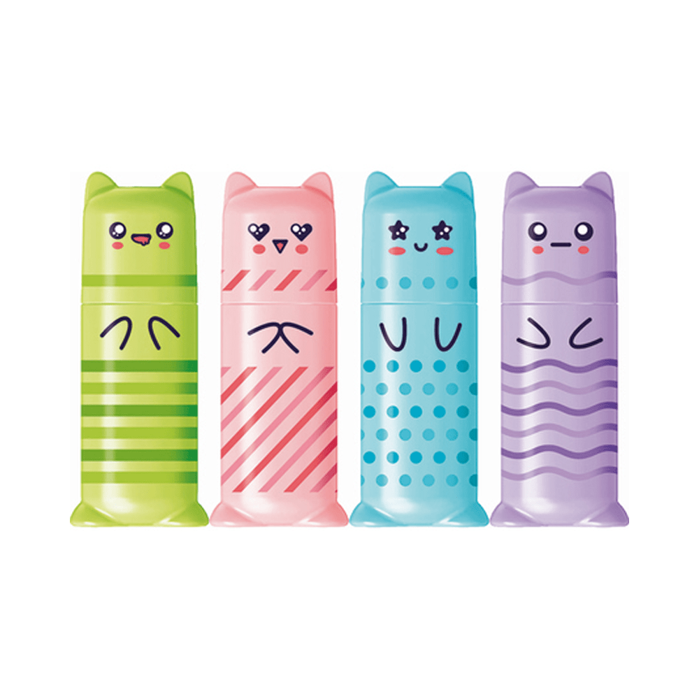 Alpha 55 Maped, 4 mini fluorescents pastels "Friends"