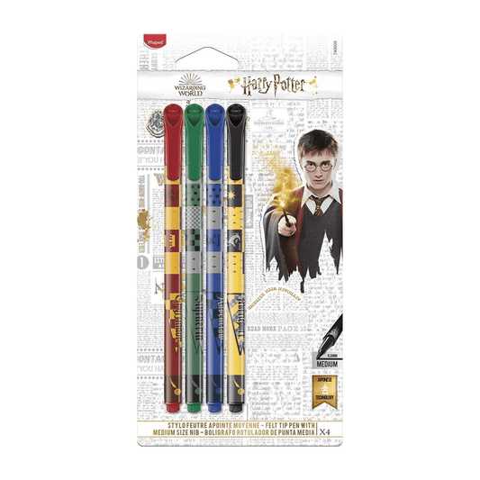 Alpha 55 Maped, 4 stylos feutres "design Harry Potter"