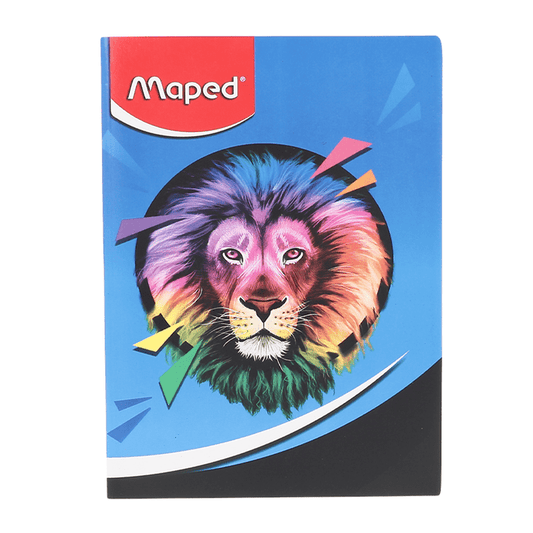 Alpha 55 Maped, Cahier piqué 24x32 cm 140 pages, grands carreaux
