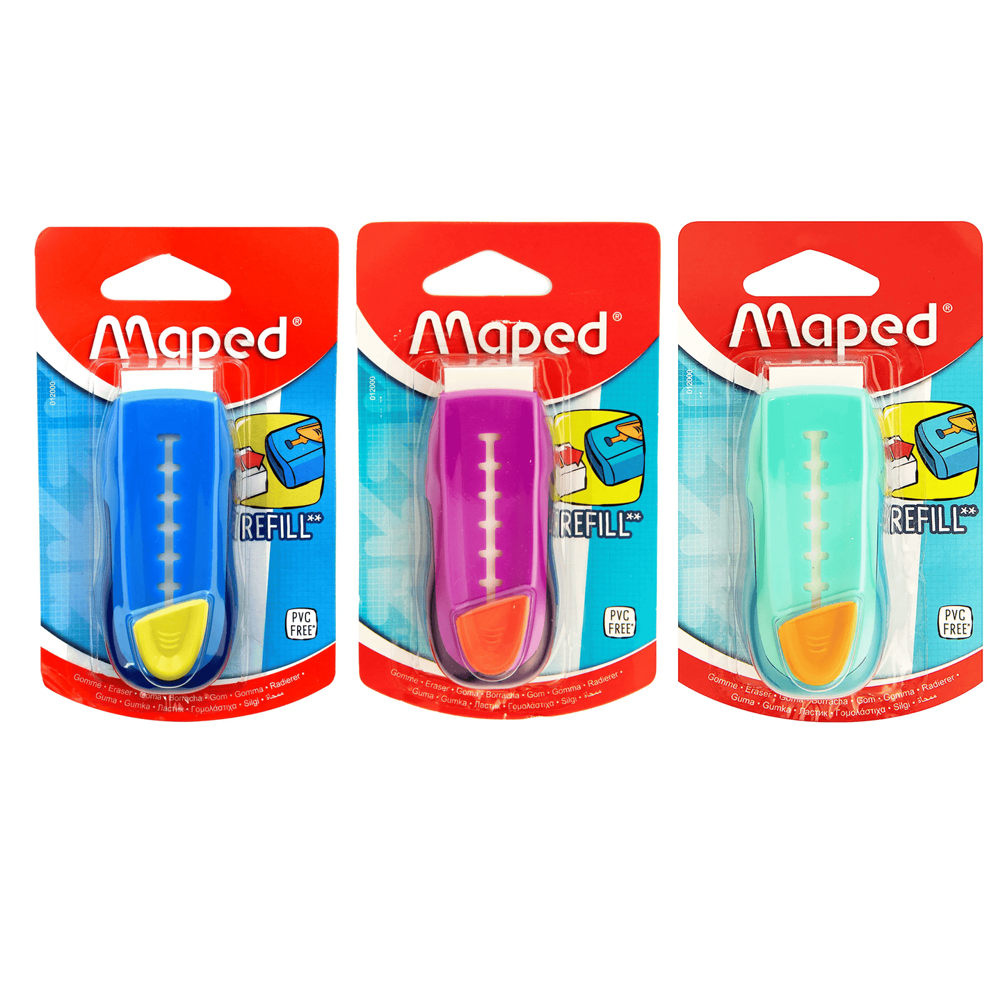 Alpha 55 Maped Gomme technic stick avec recharge en Blister