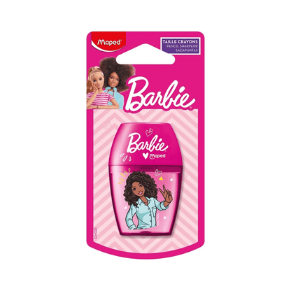 Alpha 55 Maped, taille-crayon 1 usage avec réservoir "design Barbie"