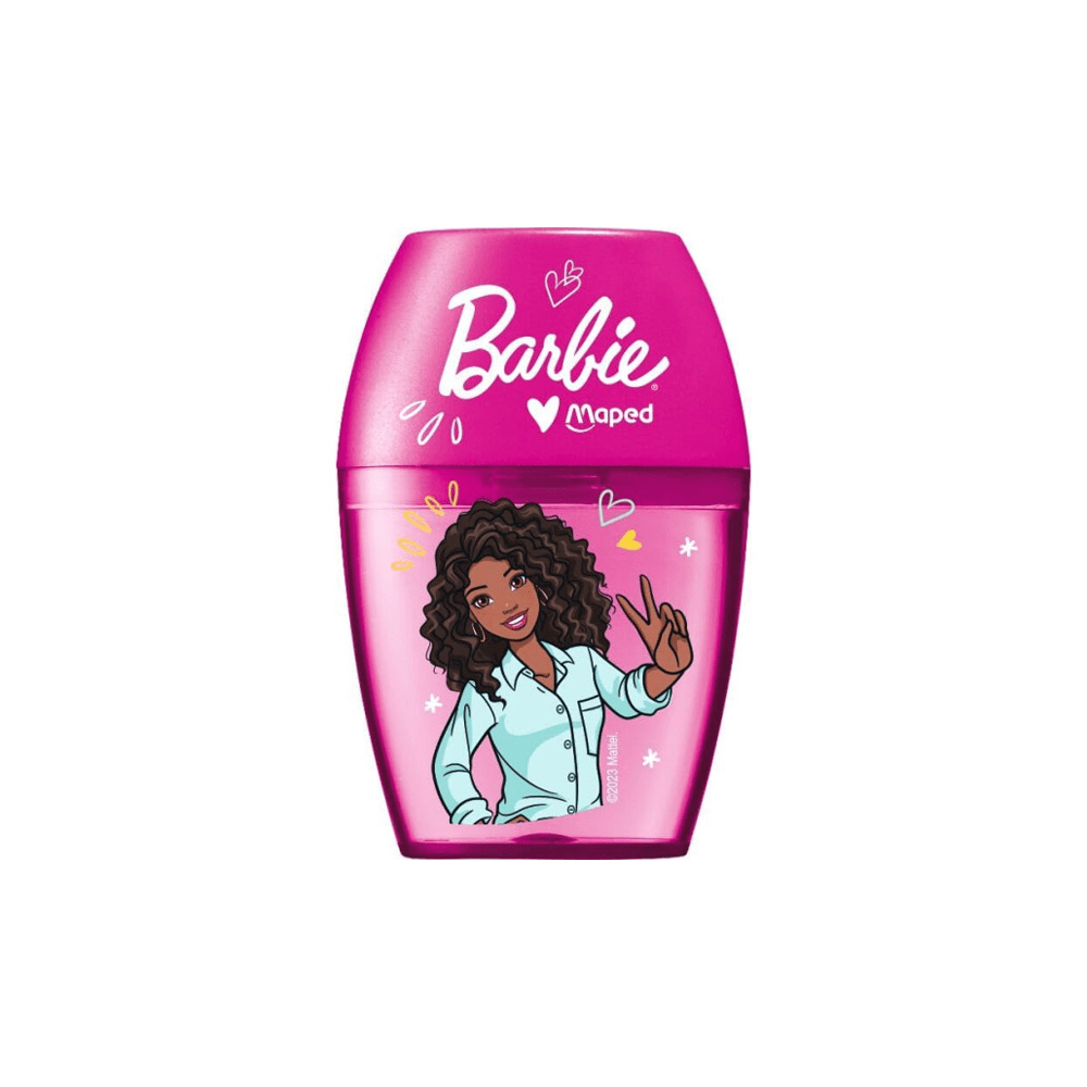 Alpha 55 Maped, taille-crayon 1 usage avec réservoir "design Barbie"