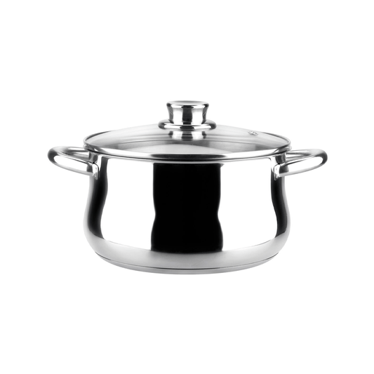 Alpha 55 Marmite basse en inox 24 cm : Idéal de Magefesa