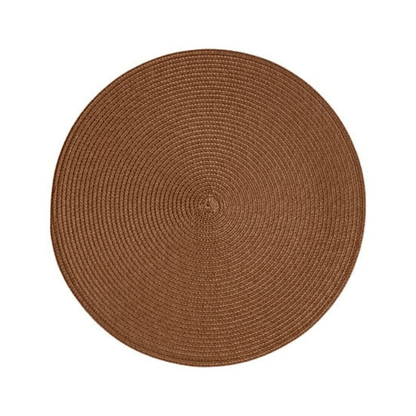 Alpha 55 Marron Caramel Set de table tressé naturel élégant