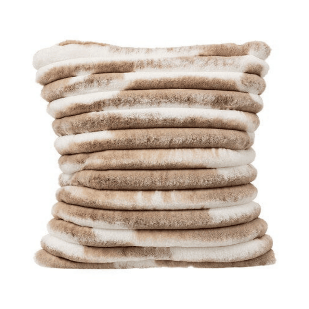 Alpha 55 Marron Coussin bicolore élégant – Qualité & Prix chez Alpha55 – Pour une maison organisée et élégante