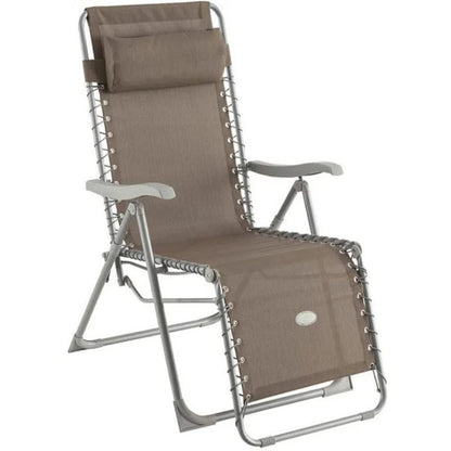 Alpha 55 Marron Fauteuil inclinable pliant "Silos"
