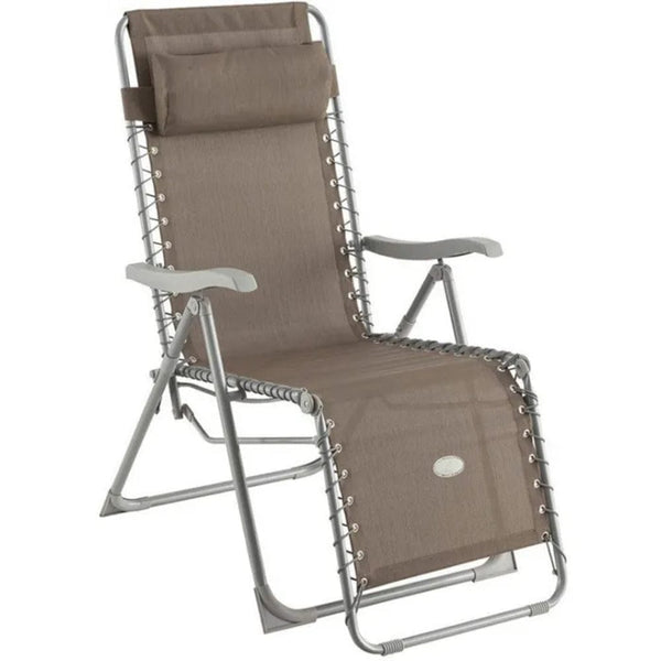 Alpha 55 Marron Fauteuil inclinable pliant "Silos"