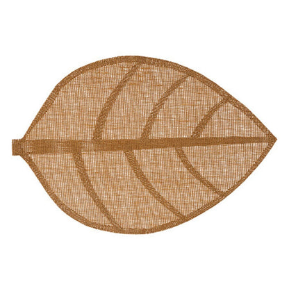 Alpha 55 Marron Set de table feuille design naturel élégant