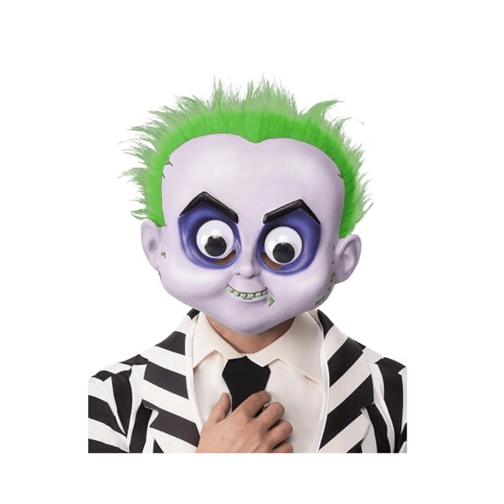 Alpha 55 Masque Beetlejuice en PVC Halloween Déguisement