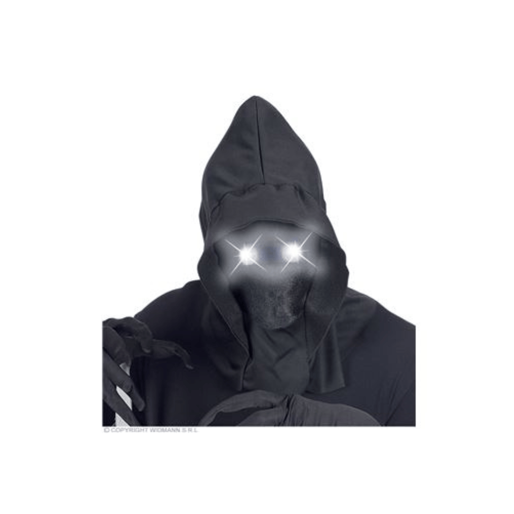 Alpha 55 Masque Capuche Sans Visage Yeux Lumineux Blanc