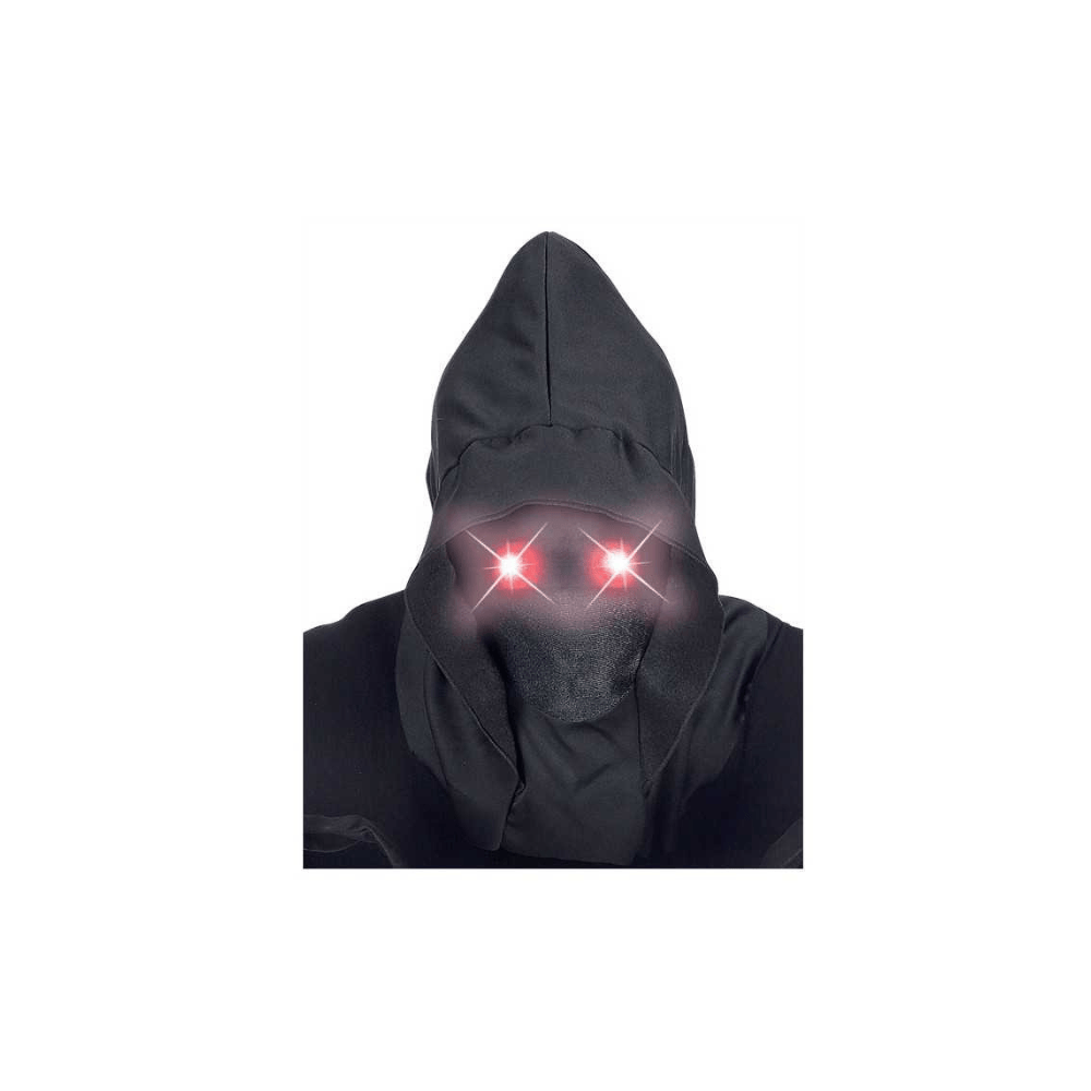 Alpha 55 Masque Capuche Sans Visage Yeux Lumineux Rouge