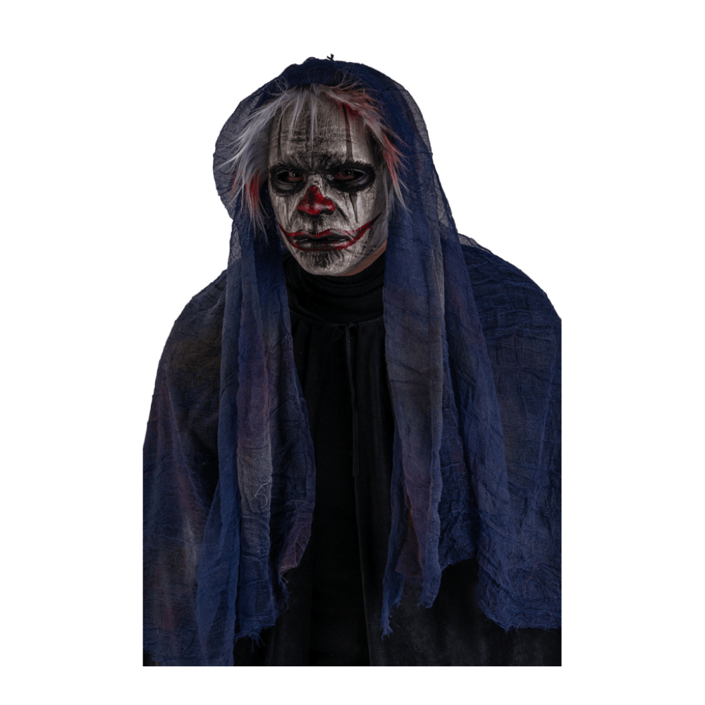 Alpha 55 Masque Clown Horreur Luxe Jute avec Capuche