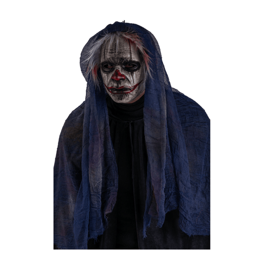 Alpha 55 Masque Clown Horreur Luxe Jute avec Capuche