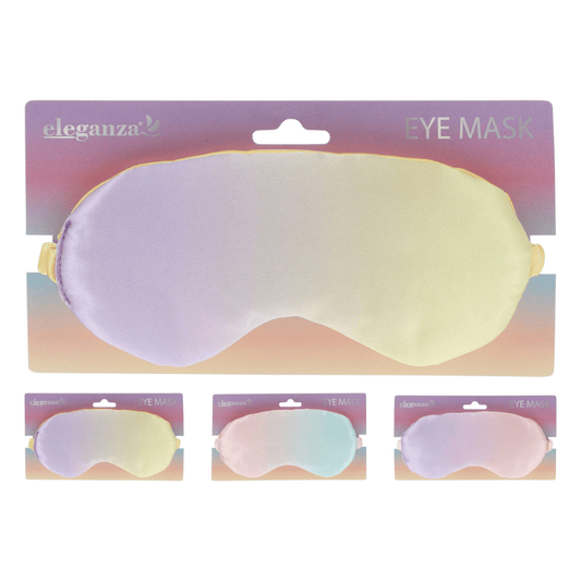 Alpha 55 Masque de Nuit Bicolore avec Élastique 18 x 9 cm