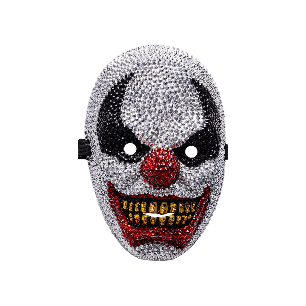 Alpha 55 Masque en strass de clown