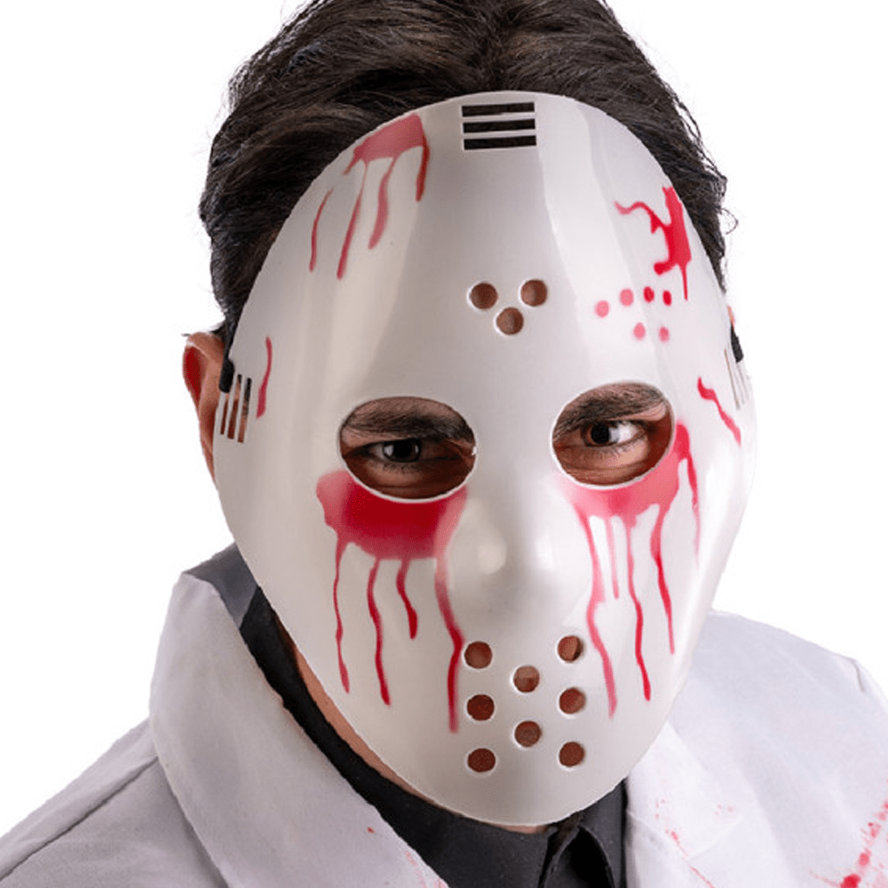 Alpha 55 Masque Hockeyeur blanc