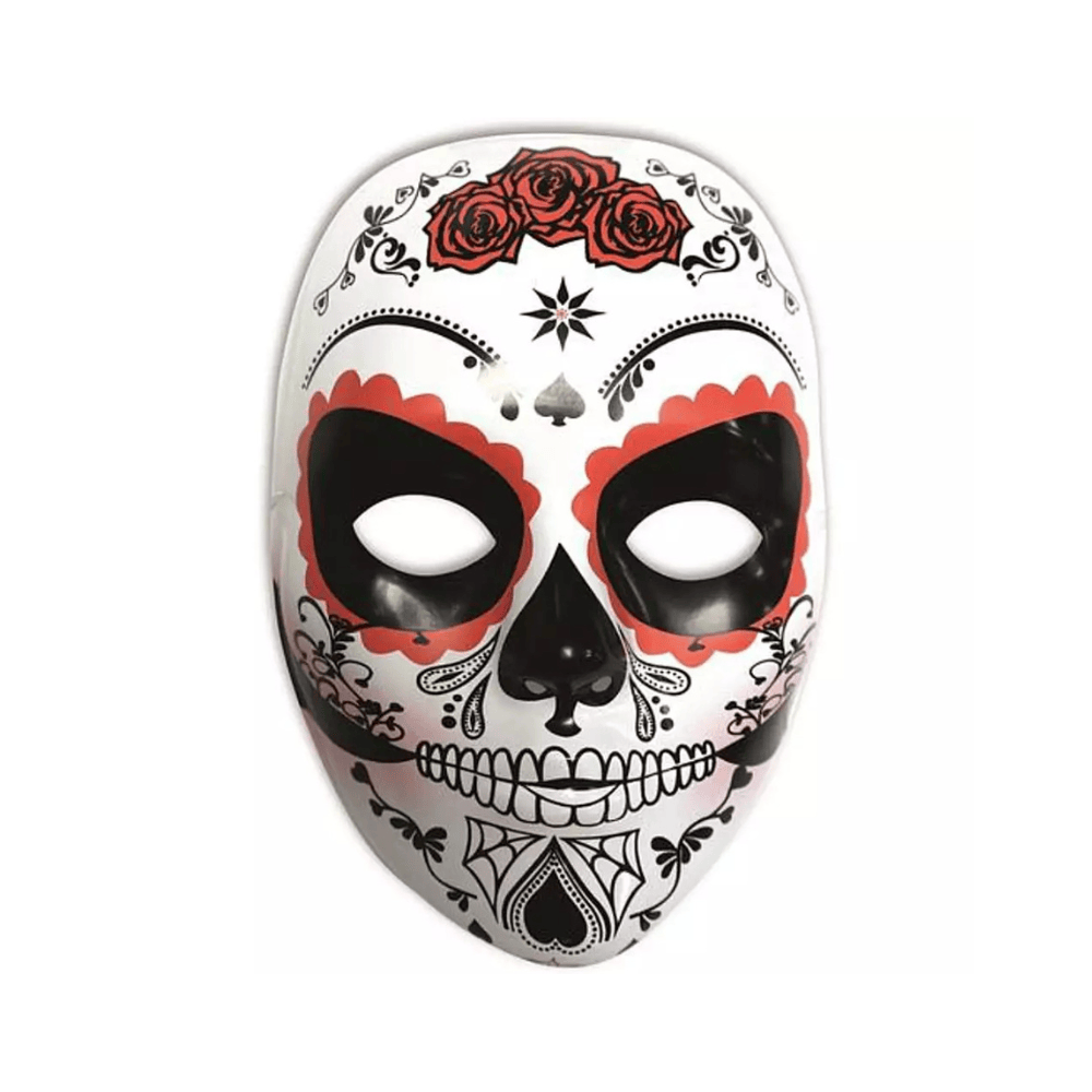 Alpha 55 Masque Katrina en Plastique – Jour des Morts Halloween