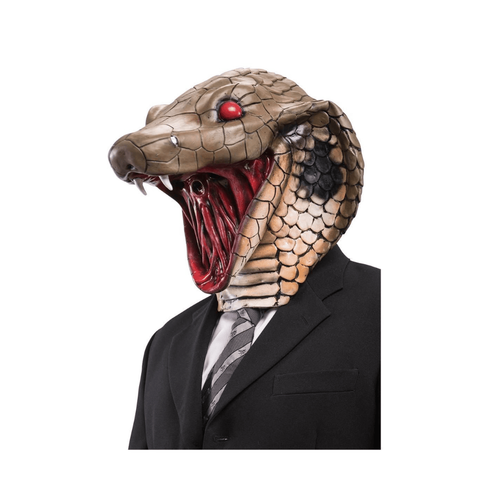 Alpha 55 Masque Latex Cobra – Déguisement Animal