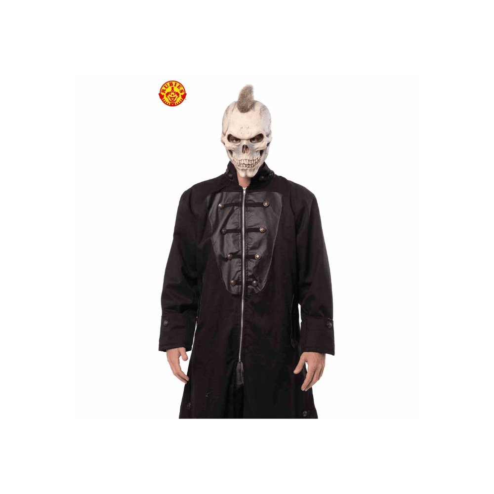 Alpha 55 Masque Latex Crâne Punk avec Cheveux Halloween