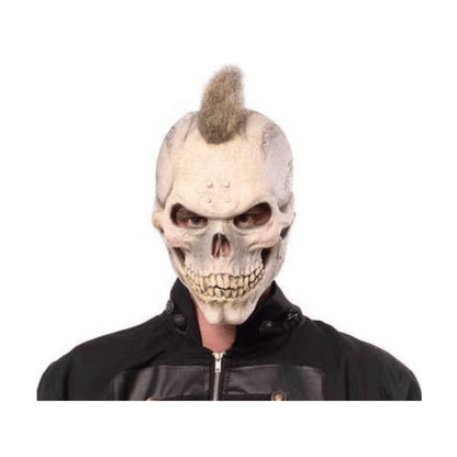 Alpha 55 Masque Latex Crâne Punk avec Cheveux – Halloween