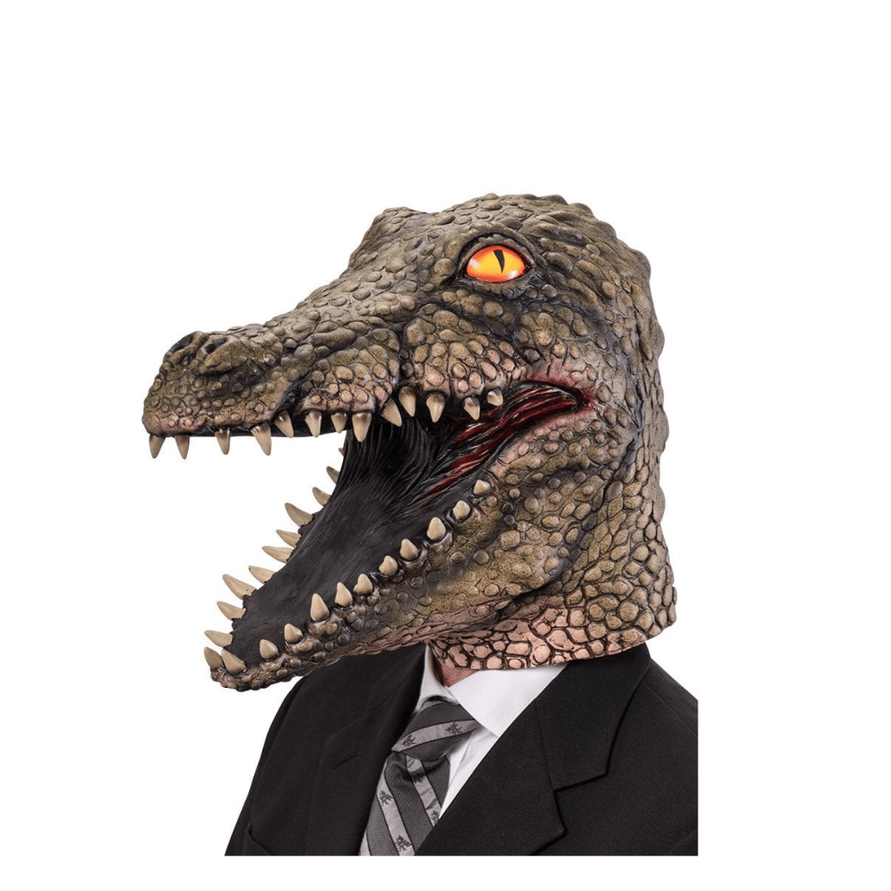 Alpha 55 Masque Latex Crocodile – Déguisement Animal