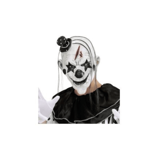 Alpha 55 Masque Latex Mini HDF et Cheveux Clown Tueur