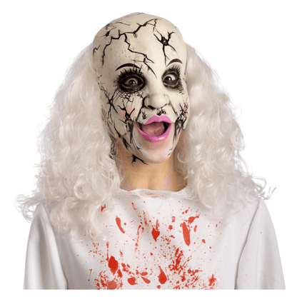 Alpha 55 Masque Latex Poupée Cassée Sans Menton – Halloween