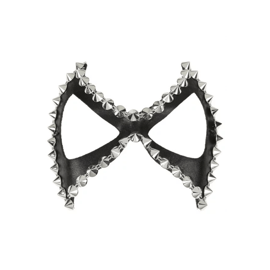 Alpha 55 masque loup Loup Clouté Noir Argent – Déguisement