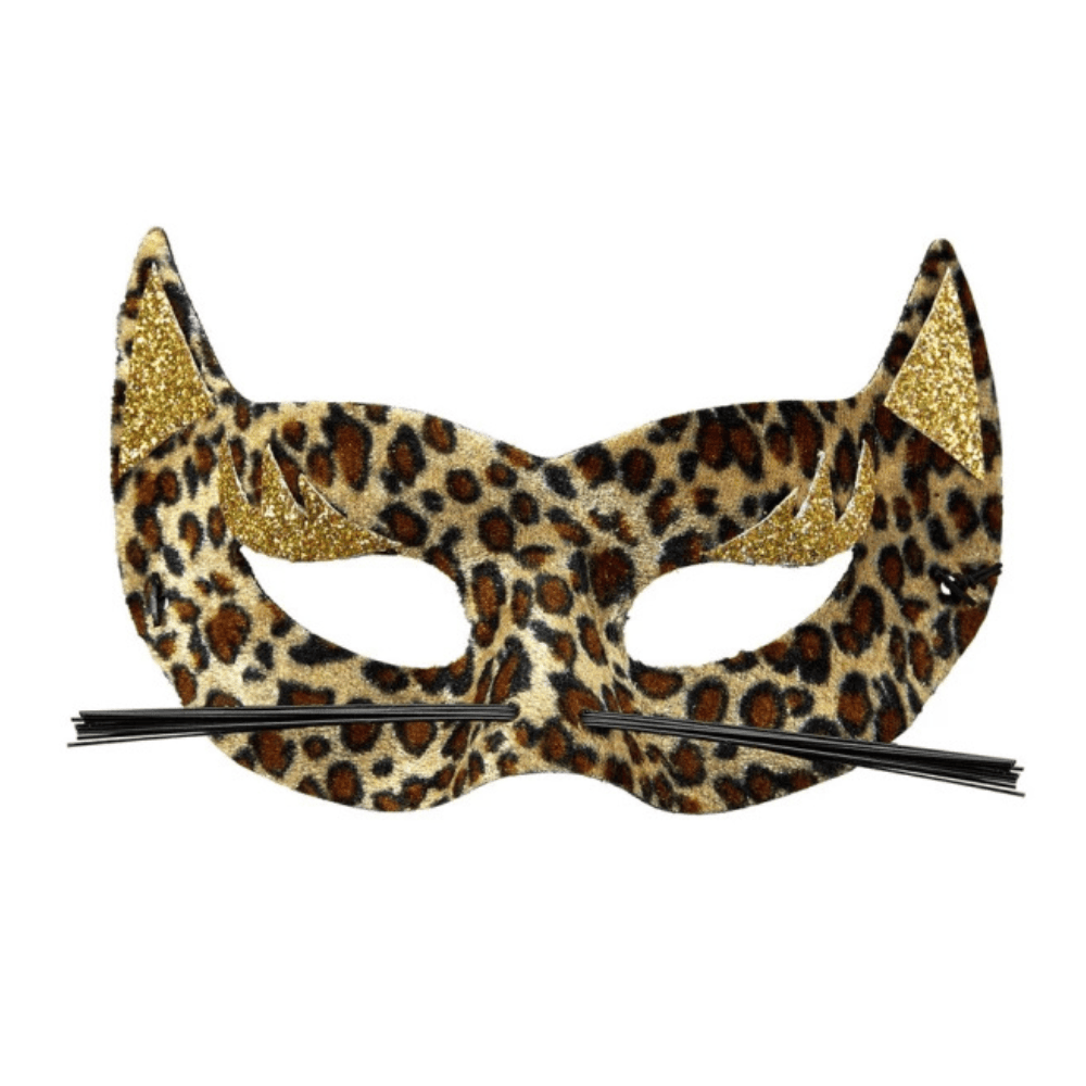 Alpha 55 masque loup Loup Léopard en Velours – Accessoire Déguisement