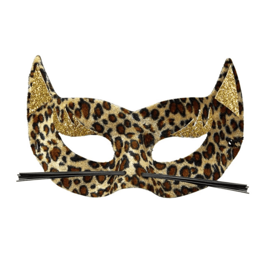 Alpha 55 masque loup Loup Léopard en Velours – Accessoire Déguisement