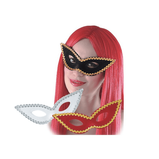 Alpha 55 masque loup Loup papillon contour brodé – Élégant & raffiné