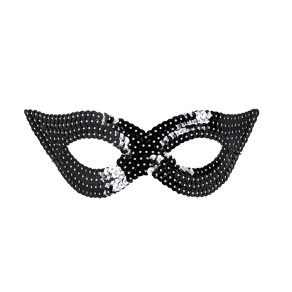 Alpha 55 masque loup Masque Loup à Sequins Noir – Chic & Mystérieux
