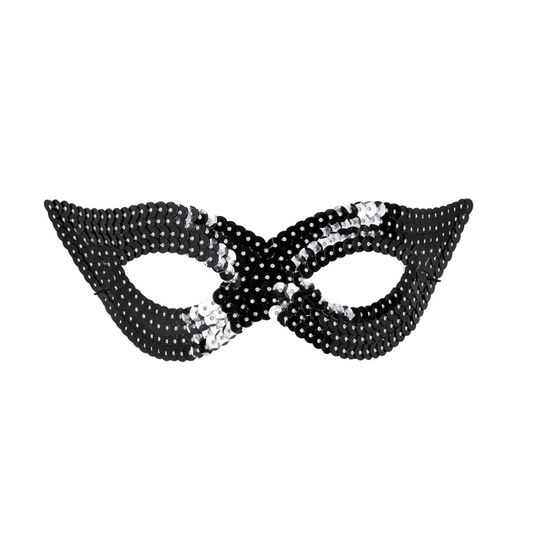 Alpha 55 masque loup Masque Loup à Sequins Noir – Chic & Mystérieux