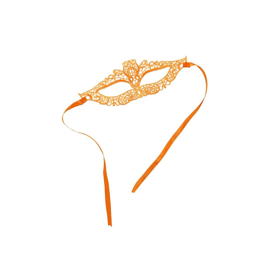 Alpha 55 masque loup Masque Loup Dentelle Fluo Orange – Fun & Lumineux