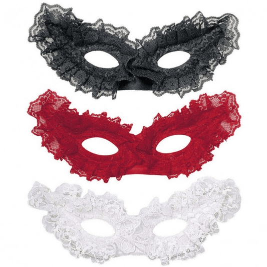 Alpha 55 masque loup Masque Loup Papillon Vénitien Volants – Élégant & Théâtral