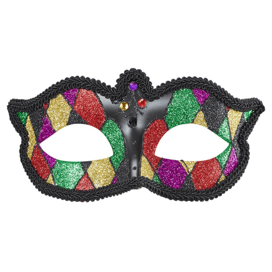 Alpha 55 masque loup Masque Vénitien Arlequin – Classique & Festif