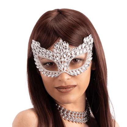 Alpha 55 masque loup Masque Vénitien Strass – Élégant & Scintillant