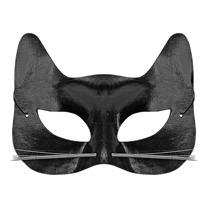 Alpha 55 masque loup Noir Masque yeux chat noir avec moustaches – Déguisement fun