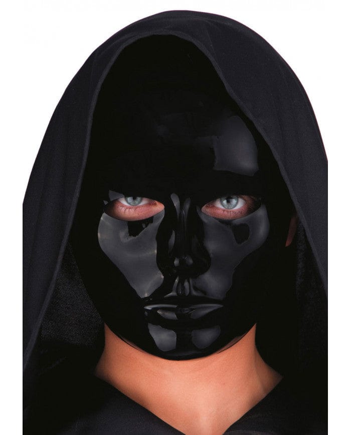 Alpha 55 masque neutre Noir Masque Neutre en Plastique – Halloween