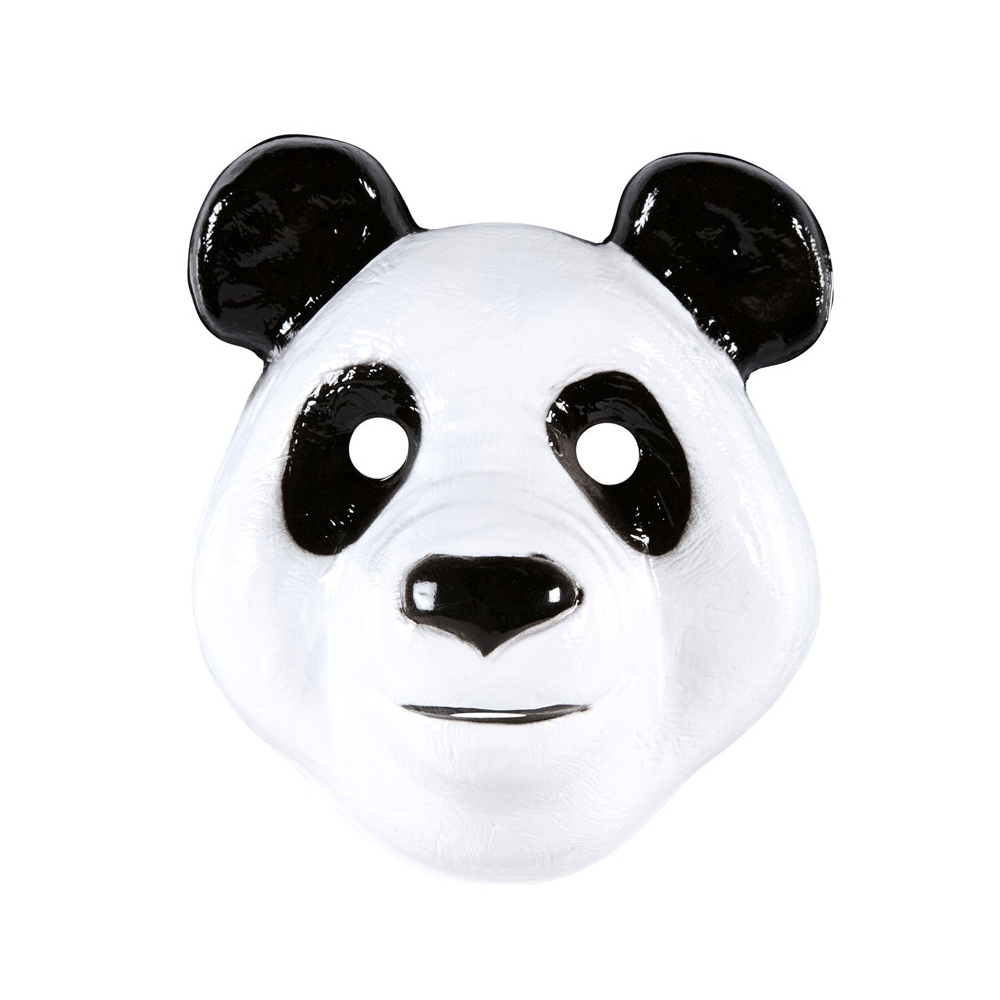 Alpha 55 Masque Panda Enfant en PVC – Accessoire Déguisement