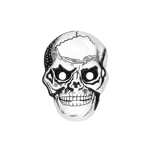 Alpha 55 Masque Plastique Crâne Halloween Déguisement