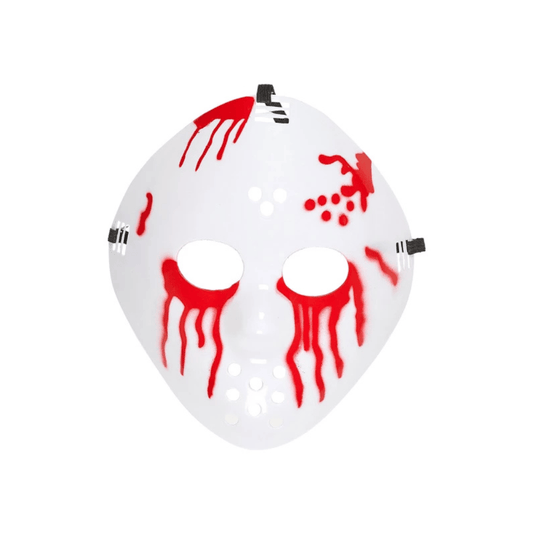 Alpha 55 Masque Plastique Hockeyeur Effet Sang Halloween